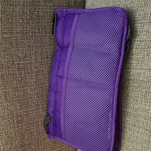 Purse organizer purple